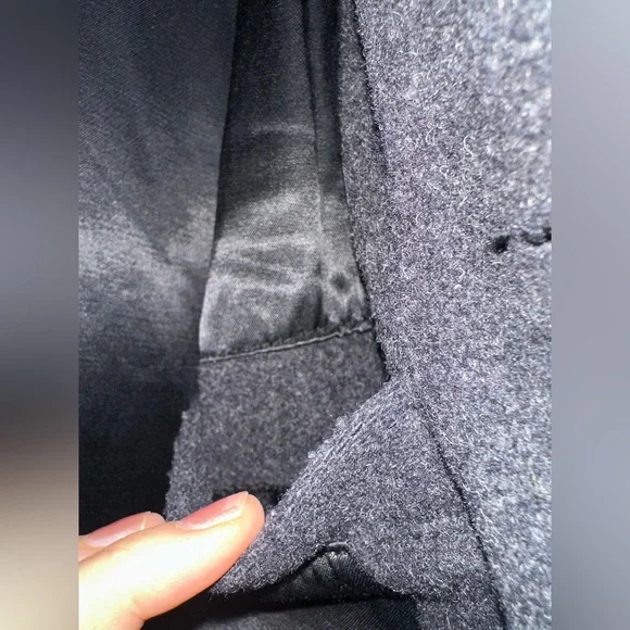 Indian Motocycle Wool Pea Coat Large ptp 26 - Picture 10 of 10